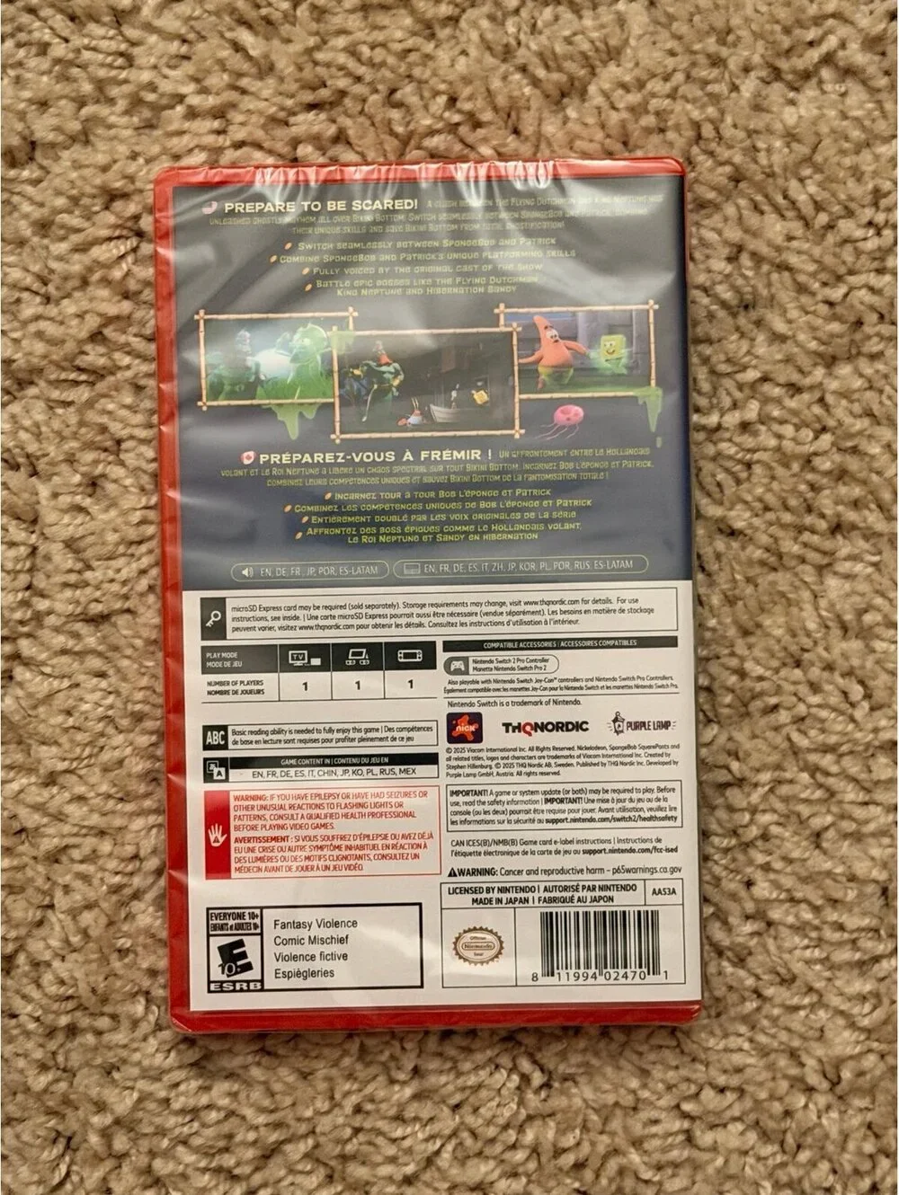 SpongeBob SquarePants: Titans Of the Tide for Nintendo Switch 2